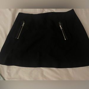 Zara black mini skirt